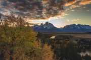 Teton Sunset. Photo by Dave Bell.