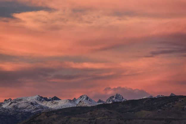 Alpenglow Light. Photo by Dave Bell.