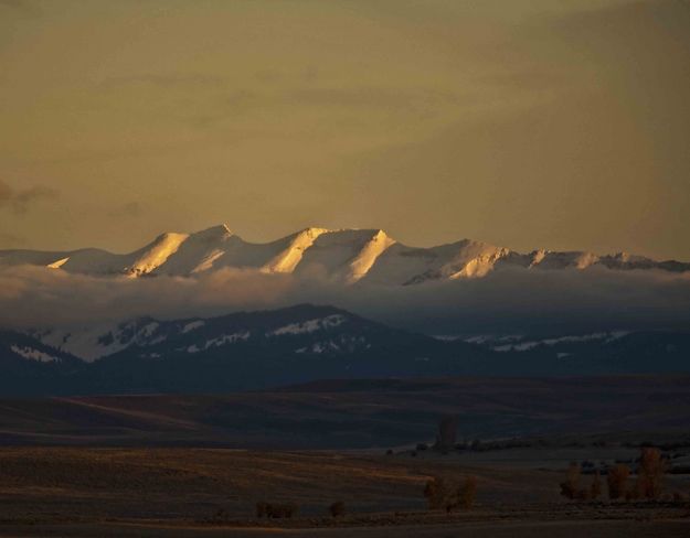 Sunrise On The Sawtooth. Photo by Dave Bell.