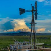 Growing Cumulonimbus And The Dempster. Photo by Dave Bell.