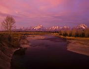 Weird Morning Light--Teton Range. Photo by Dave Bell.