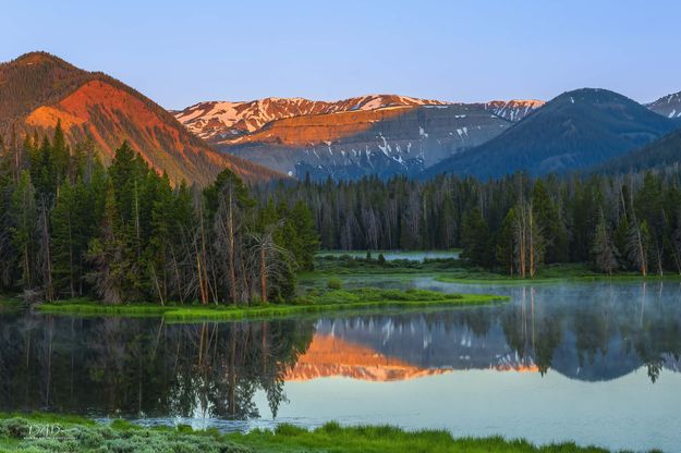 Soda Lake Reflections. Photo by Dave Bell.