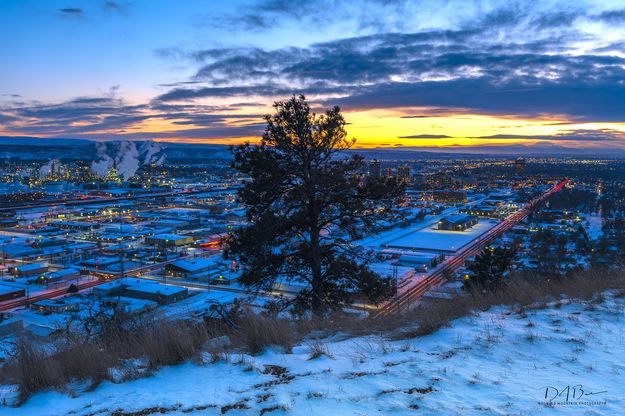 Lights Of Billings. Photo by Dave Bell.