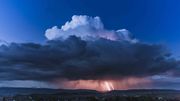 Lightning Over The Wind Rivers. Photo by Dave Bell.