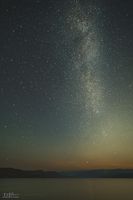 Milky Way And Fremont Lake. Photo by Dave Bell.