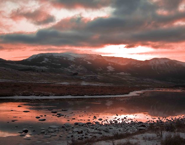 Sunrise Colors On The Green. Photo by Dave Bell.