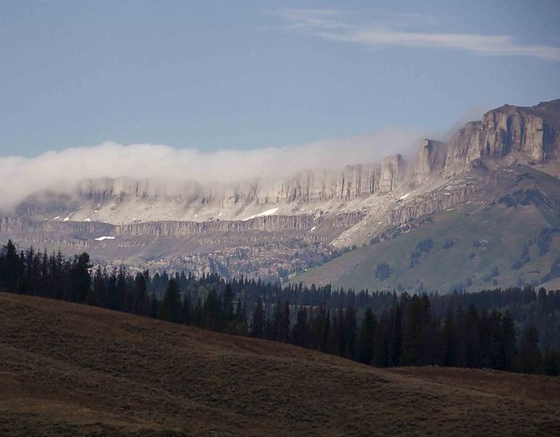 Foggy Crags. Photo by Dave Bell.