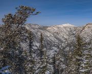Glover Peak And Pine Creek Canyon. Photo by Dave Bell.