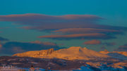 Pink Over Angel And Baldy. Photo by Dave Bell.