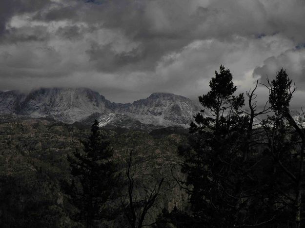 Fremont Peak Snow Line. Photo by Dave Bell.