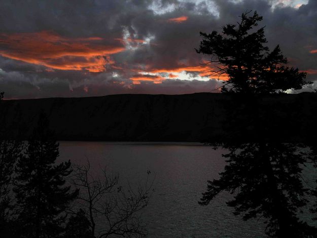 Sunset--Fremont Ridge and Lake. Photo by Dave Bell.