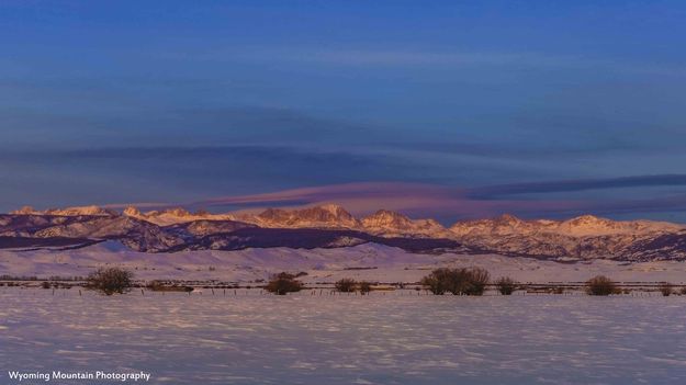 Last Light Lit Lenticulars. Photo by Dave Bell.