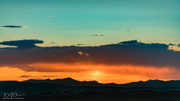 Sun Flare Sunset. Photo by Dave Bell.