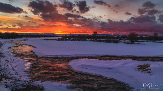 Green River Color At The Vickrey Bend. Photo by Dave Bell.