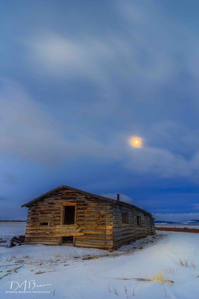 Setting Moon. Photo by Dave Bell.