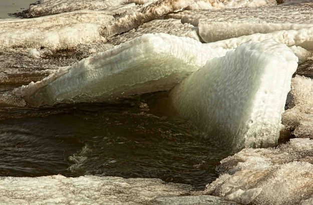 Green River Ice Floes. Photo by Dave Bell.