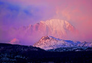 Pink Fremont Emerges At Sundown. Photo by Dave Bell.