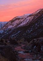 Wind River Canyon Morning Light. Photo by Dave Bell.