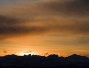 Sunrise Silhouette. Photo by Dave Bell.