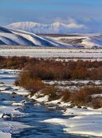 The Green River And Triple Peak. Photo by Dave Bell.