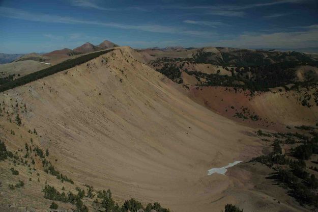 Ridgelines North To Wyoming Peak. Photo by Dave Bell.