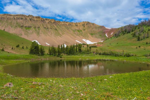 The Cheesebowl Pond. Photo by Dave Bell.