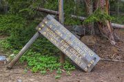 Trailhead Sign. Photo by Dave Bell.