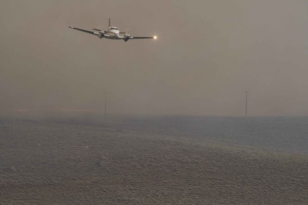 Spotter Plane. Photo by Dave Bell.