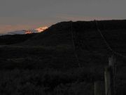 Gros Ventre Sunset and the Drift Fence. Photo by Dave Bell.