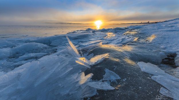 Icy Shards. Photo by Dave Bell.