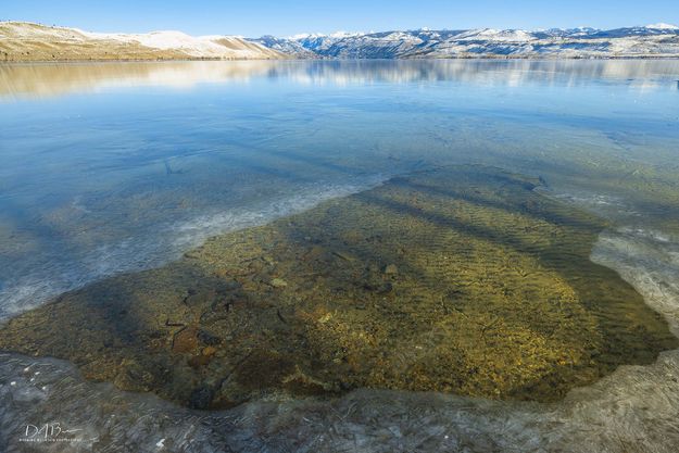 Frozen--Clear--Clear--That Is Ice!. Photo by Dave Bell.