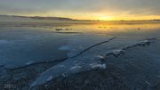 Frozen Ice Flow. Photo by Dave Bell.