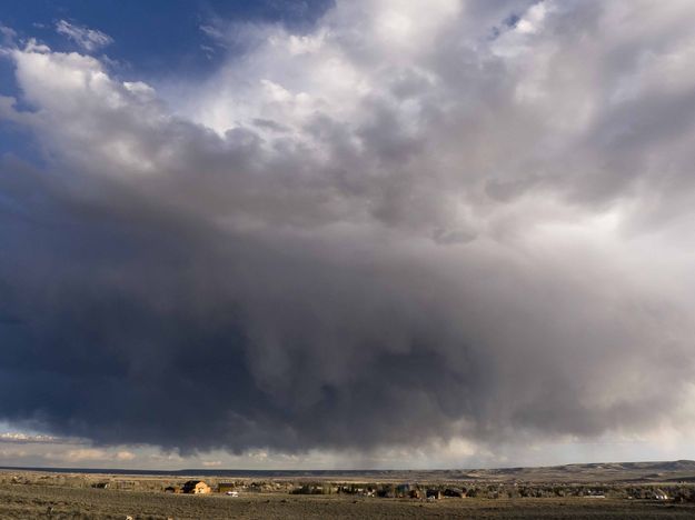 Virga Over The Desert. Photo by Dave Bell.