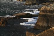 Rocky Shoreline And Ice Crystals. Photo by Dave Bell.