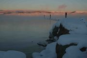 Fog Across The Lake. Photo by Dave Bell.