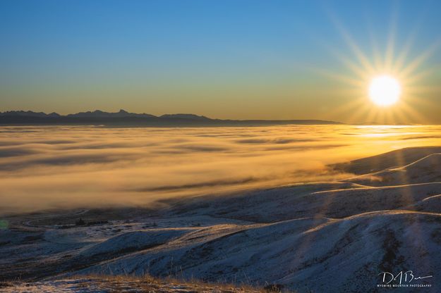 Foggy Valley Sun. Photo by Dave Bell.