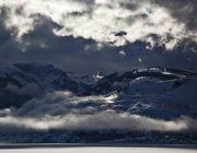 Storm Clouds Over Jackson Lake. Photo by Dave Bell.