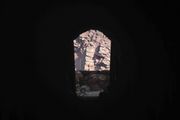 View Out Tunnel North End Toward Canyon Walls. Photo by Dave Bell.