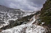 Climbing To The Pass. Photo by Dave Bell.