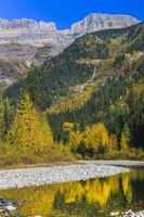 McDonald Creek And The Garden Wall. Photo by Dave Bell.