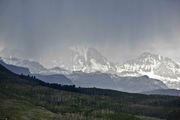 Fremont and Jackson Behind A Curtain Of Rain. Photo by Dave Bell.