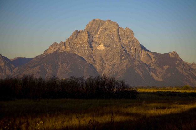 Mt. Moran Early Light. Photo by Dave Bell.