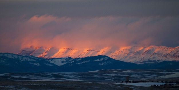 Sawtooth Sundown. Photo by Dave Bell.