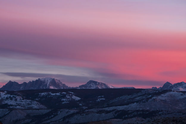 Morning Alpenglow. Photo by Dave Bell.