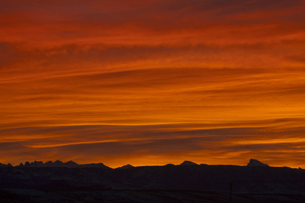 Fiery Sky. Photo by Dave Bell.