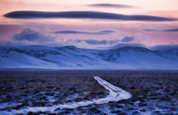 Sunset On The Oregon Trail. Photo by Dave Bell.