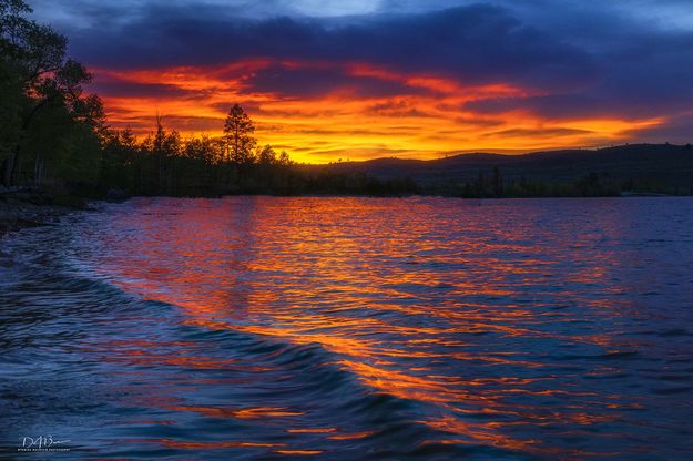 Fiery Sky. Photo by Dave Bell.