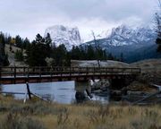 Footbridge At Lower Lake. Photo by Dave Bell.