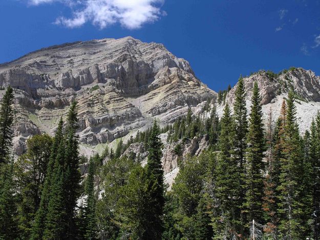 Unnamed Peak At Head Of Swift Canyon. Photo by Dave Bell.