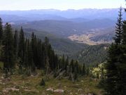 Looking Back Towards Granite Creek and Hoback Range. Photo by Dave Bell.